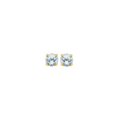Prouds Earrings>9Ct Aquamarine Stud Earrings In Blue