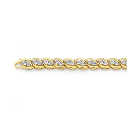 Prouds Bracelets>9Ct 19Cm Diamond Bracelet Weight=.20Ct