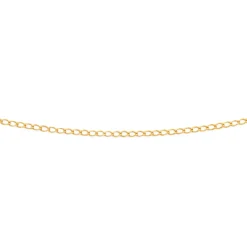 Prouds Necklaces>9Ct 45Cm Diamond Cut Curb Chain