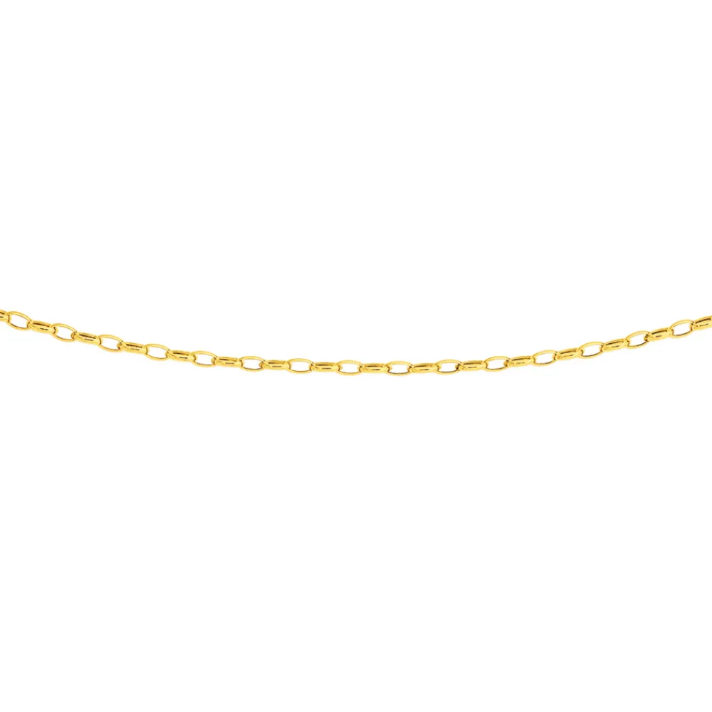 Prouds Necklaces>9Ct 55Cm Hollow Belcher Chain