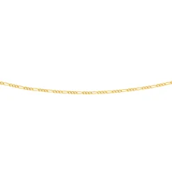 Prouds Necklaces>9Ct 45Cm Solid Figaro 3+1 Chain