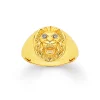Prouds Rings>9Ct Diamond Lion Ring