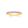 Prouds Rings>9Ct Gold Amethyst Fine Band In Purple