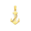 Prouds Pendants>9Ct Gold Anchor With Rope Pendant