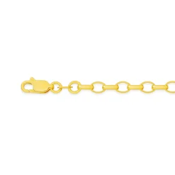 Prouds Bracelets>9Ct Gold 19Cm Hollow Belcher Bracelet