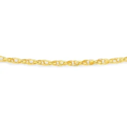 Prouds Necklaces>9Ct Gold 45Cm Hollow Double Belcher Chain