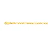 Prouds Bracelets>9Ct Gold 19Cm Hollow Figaro 3+1 Bracelet