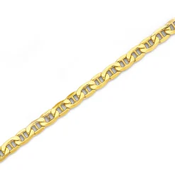 Prouds Body Jewellery>9Ct Gold 26Cm Hollow Marine Anklet