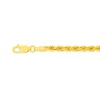 Prouds Bracelets>9Ct Gold 19Cm Hollow Rope Bracelet
