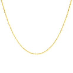 Prouds Necklaces>9Ct Gold 45Cm Mirror Cable Chain