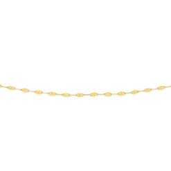 Prouds Necklaces>9Ct Gold 45Cm Mirror Link Chain