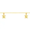 Prouds Bracelets>9Ct Gold 19Cm Multi Turtles Trace Bracelet