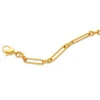 Prouds Bracelets>9Ct Gold 21Cm Paperclip Link Bracelet
