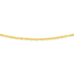 Prouds Necklaces>9Ct Gold 42Cm Singapore Chain