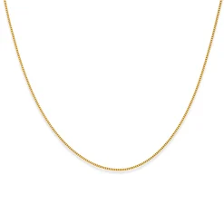 Prouds Necklaces>9Ct Gold 45Cm Solid Box Chain