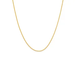 Prouds Necklaces>9Ct Gold 45Cm Solid Box Chain