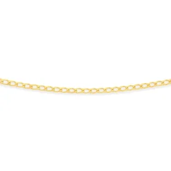 Prouds Body Jewellery>9Ct Gold 27Cm Solid Curb Anklet