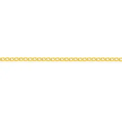 Prouds Body Jewellery>9Ct Gold 27Cm Solid Curb Anklet