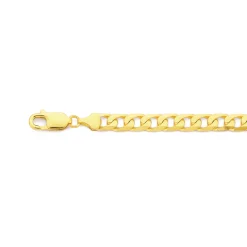 Prouds Bracelets>9Ct Gold 20Cm Solid Curb Bracelet