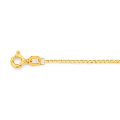 Prouds Bracelets>9Ct Gold 19Cm Solid Curb Bracelet
