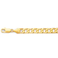 Prouds Bracelets>9Ct Gold 20Cm Solid Curb Bracelet