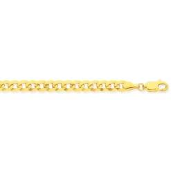 Prouds Bracelets>9Ct Gold 19Cm Solid Curb Bracelet
