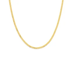 Prouds Necklaces>9Ct Gold 45Cm Solid Curb Chain