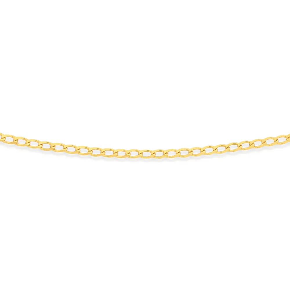 Prouds Necklaces>9Ct Gold 42Cm Solid Curb Chain