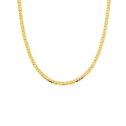 Prouds Necklaces>9Ct Gold 45Cm Solid Curb Chain