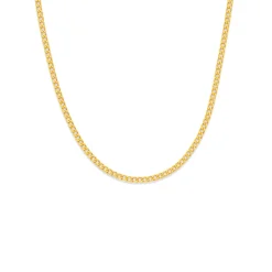 Prouds Necklaces>9Ct Gold 45Cm Solid Curb Chain