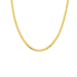 Prouds Necklaces>9Ct Gold 45Cm Solid Curb Chain