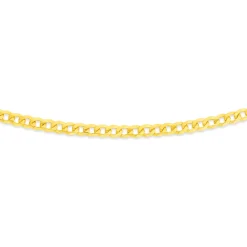Prouds Necklaces>9Ct Gold 45Cm Solid Curb Chain