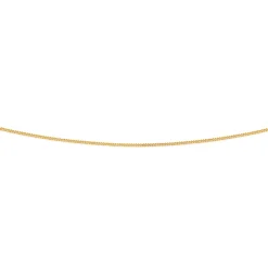 Prouds Necklaces>9Ct Gold 40Cm Solid Curb Chain
