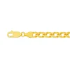 Prouds Bracelets>9Ct Gold 19Cm Solid Double Curb Bracelet