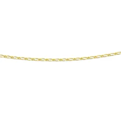 Prouds Necklaces>9Ct Gold 40Cm Solid Figaro 1+1 Chain