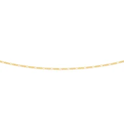 Prouds Necklaces>9Ct Gold 42Cm Solid Figaro 3+1 Chain
