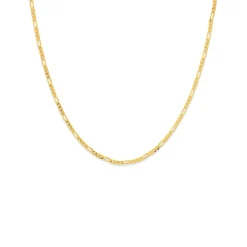 Prouds Necklaces>9Ct Gold 45Cm Solid Figaro 3+1 Chain