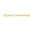 Prouds Bracelets>9Ct Gold 19Cm Solid Paperclip Bracelet
