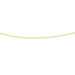 Prouds Necklaces>9Ct Gold 42Cm Solid Twisted Cable Chain