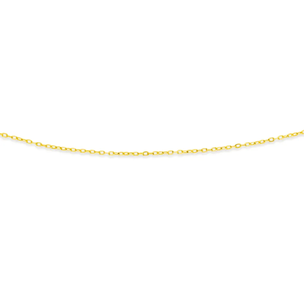 Prouds Necklaces>9Ct Gold 42Cm Solid Twisted Cable Chain