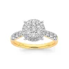 Prouds Rings>18Ct Gold Diamond Cluster Ring
