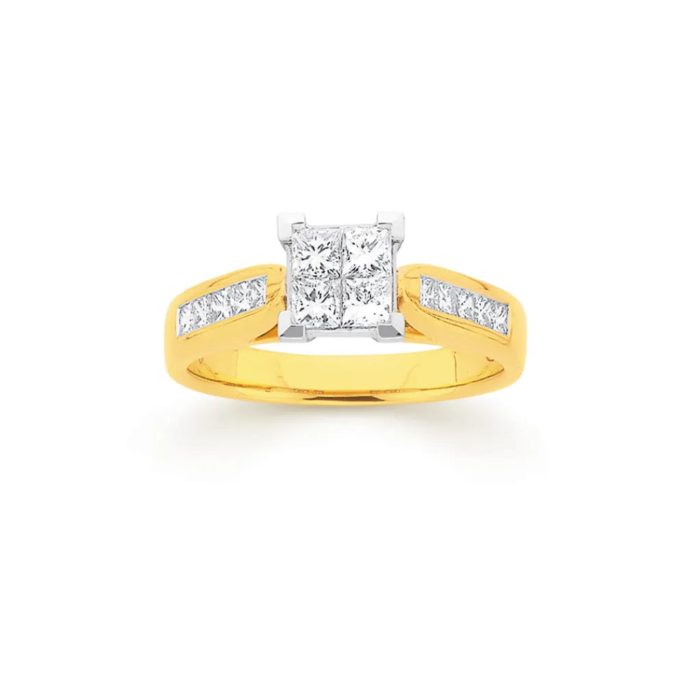 Prouds Rings>18Ct Gold Diamond Engagement Ring