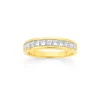 Prouds Rings>18Ct Gold Diamond Princess Cut Band