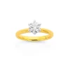 Prouds Rings>18Ct Gold Diamond Solitaire Ring