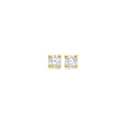 Prouds Earrings>18Ct Gold Diamond Stud Earrings