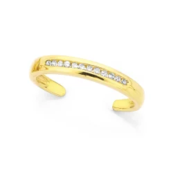Prouds Body Jewellery>9Ct Gold Diamond-Set Toe Ring In White