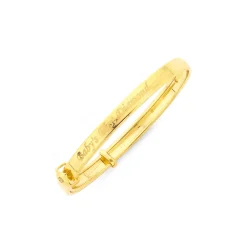 Prouds Bangles>9Ct Gold 45Mm 'Baby's First Diamond' Diamond-Set Bangle