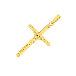 Prouds Pendants>9Ct Gold 26Mm Crucifix Cross Pendant