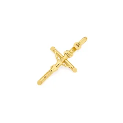 Prouds Pendants>9Ct Gold 26Mm Crucifix Pendant