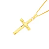Prouds Pendants>9Ct Gold 22Mm Diamond-Cut Cross Pendant